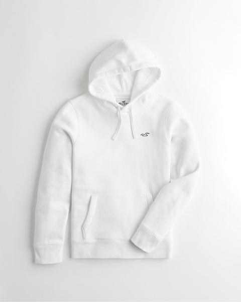 white icon hoodie