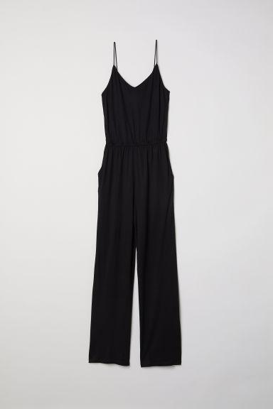 H & M - Tuta In Jersey - Nero