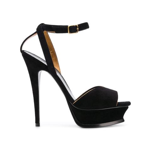 Saint Laurent Sandalias Tribute 105 - Negro