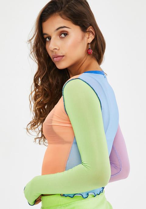 Twisted Sister Colorblock Top
