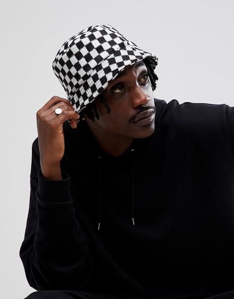 Asos - Cappello Da Pescatore A Scacchi - Multicolore
