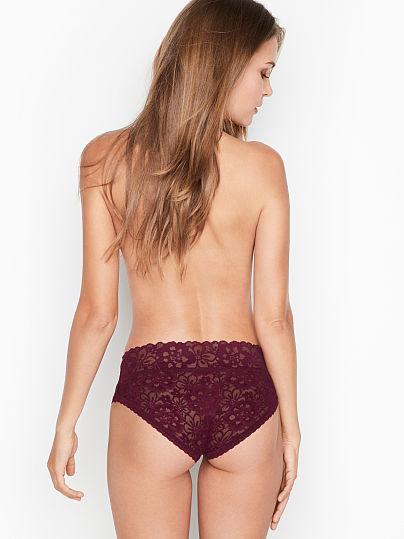 floral lace hiphugger panty