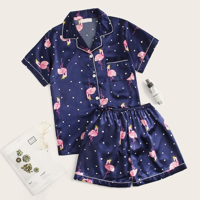 shein flamingo dress