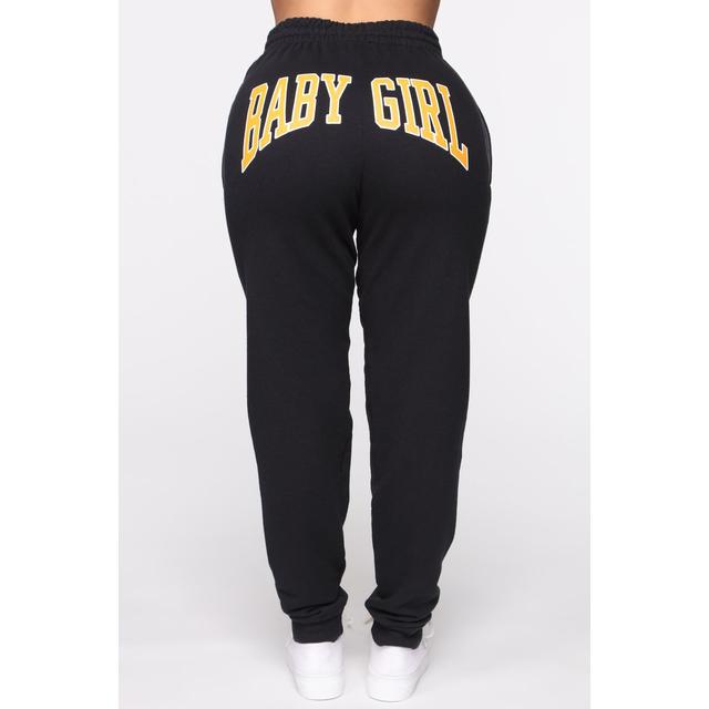 Baby Girl Sweatpants - Black, Fashion Nova, Pants