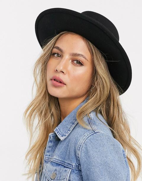 Boardmans Felt Fedora Hat In Black