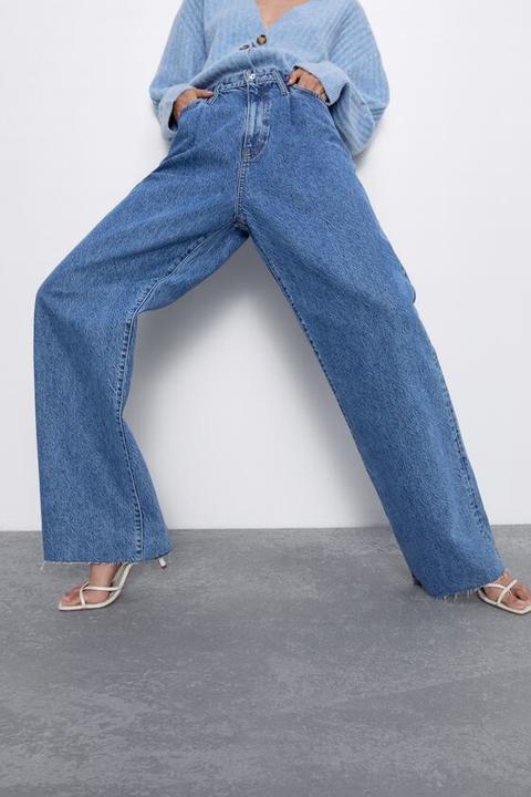 zara wide jeans