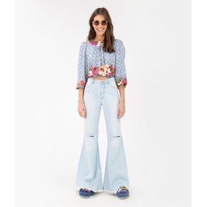 Calca Jeans Flare