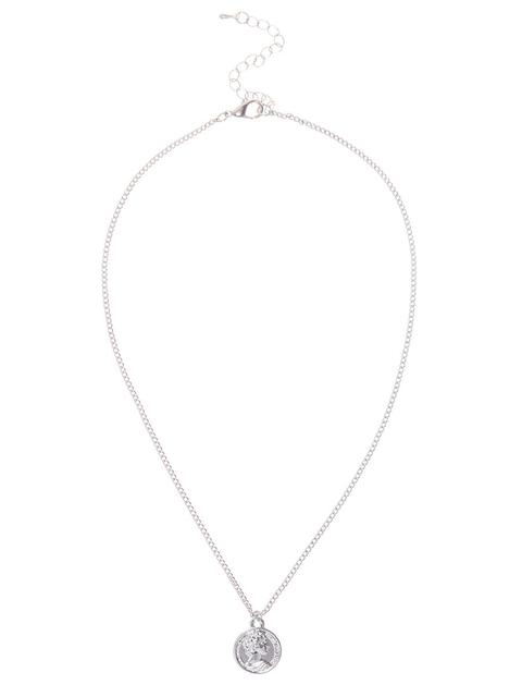 Silver Coin Necklace