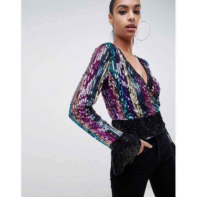 asos top paillette