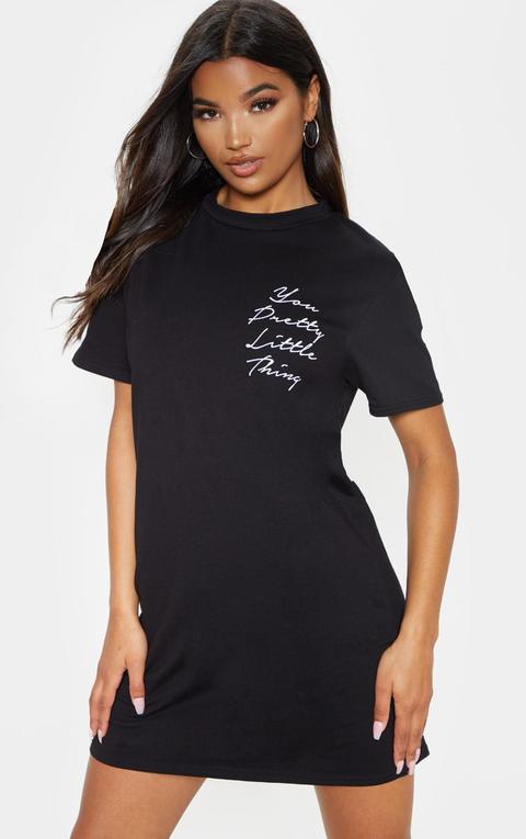 Prettylittlethingblack T Shirt Dress