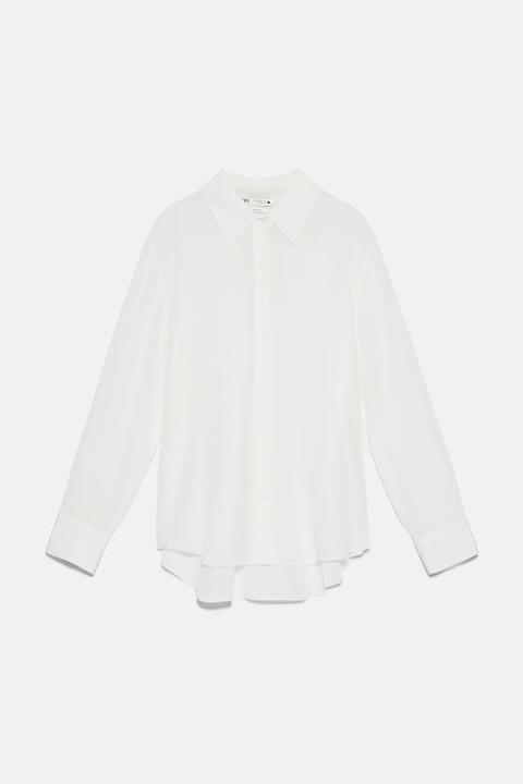 Blouse Fluide En Soie