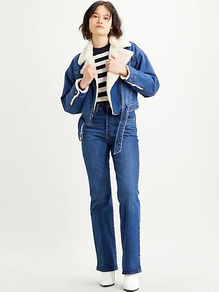 Chaqueta Cocoon Bomber Trucker Indigo / Take Flight