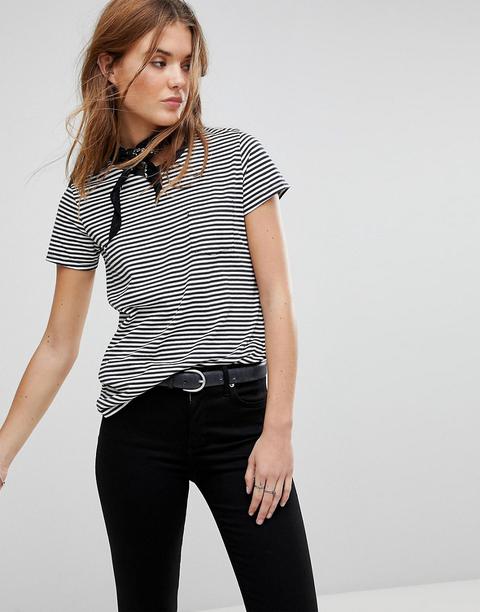 Levi's Fine Stripe Ringer T Shirt