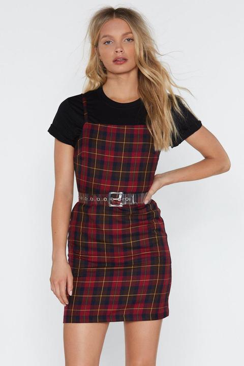 Womens Check It Out Mini Dress