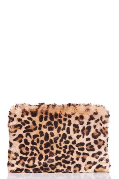 Leopard Faux Fur Bag