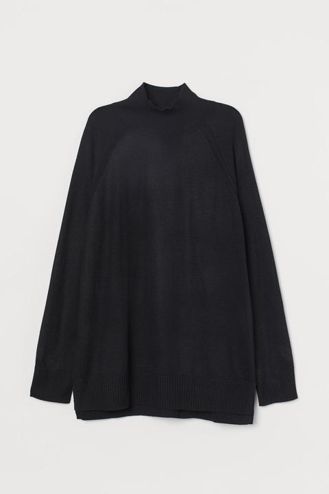 Turtleneck Jumper - Black