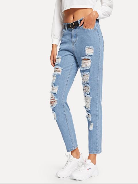 Jeans Strappati