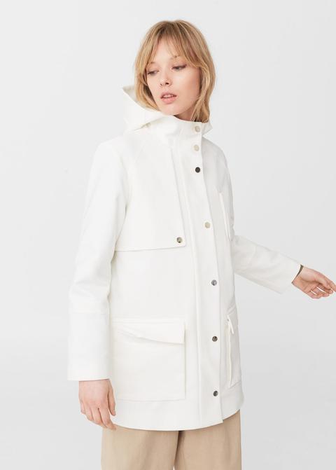 Parka Capucha Algodón