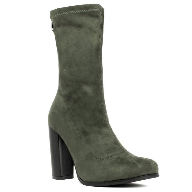 olive sock boots