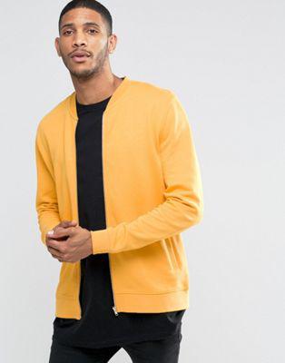 Asos - Bomber In Jersey Giallo