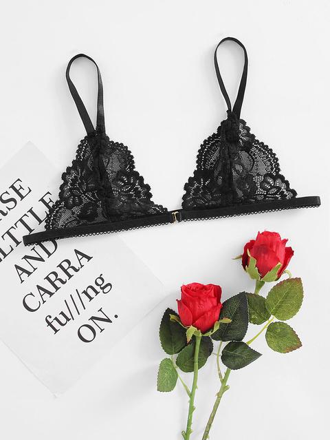 Adjustable Strap Lace Bralette