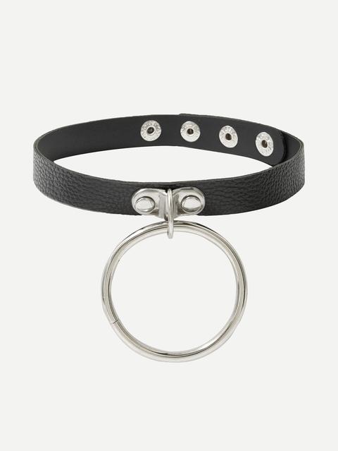 Circle Decorated Choker