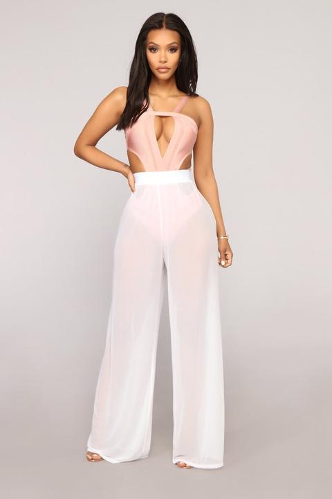 Dare To Cover Coverup Pant - White