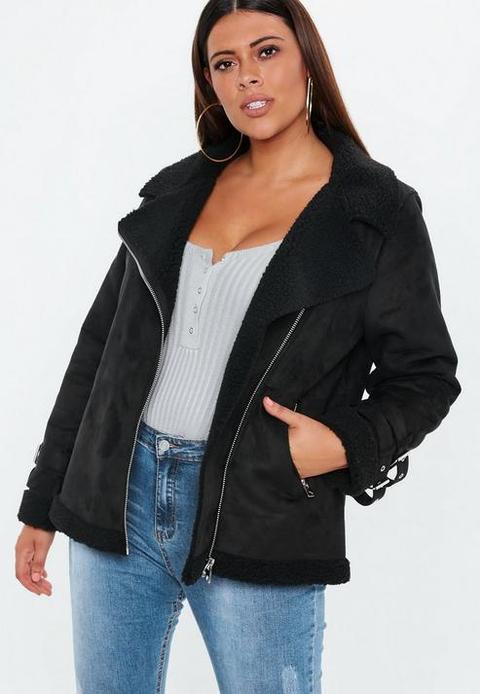 Aviator coat plus outlet size