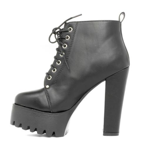 Madison - Lace Up Platform Ankle Boots