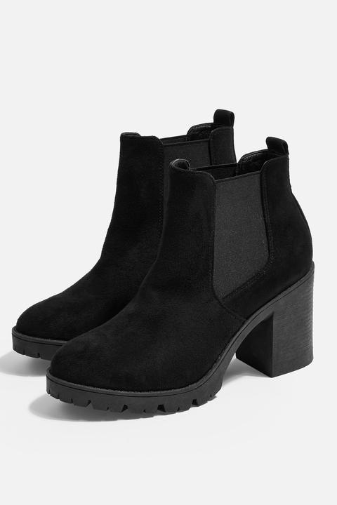 Womens Bobby Ankle Boots - Black, Black