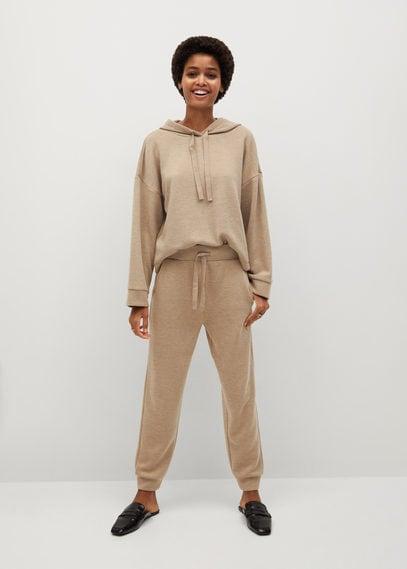 Knit Jogger-style Trousers