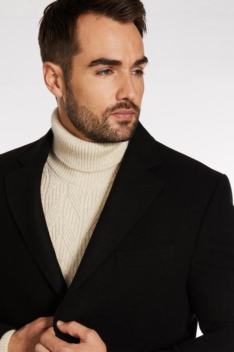 Black Plain Long Coat