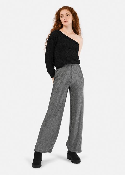 Pantalón Lurex Campana