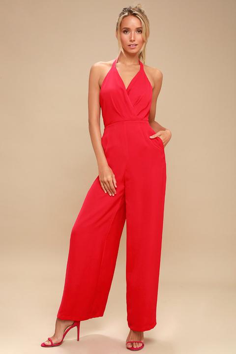 red jumpsuit lulus