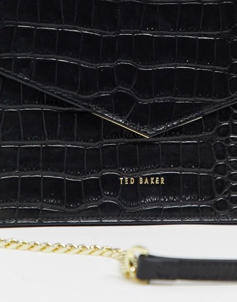 Ted Baker - Exotic - Sac Bandoulière Style Enveloppe-noir from ASOS on