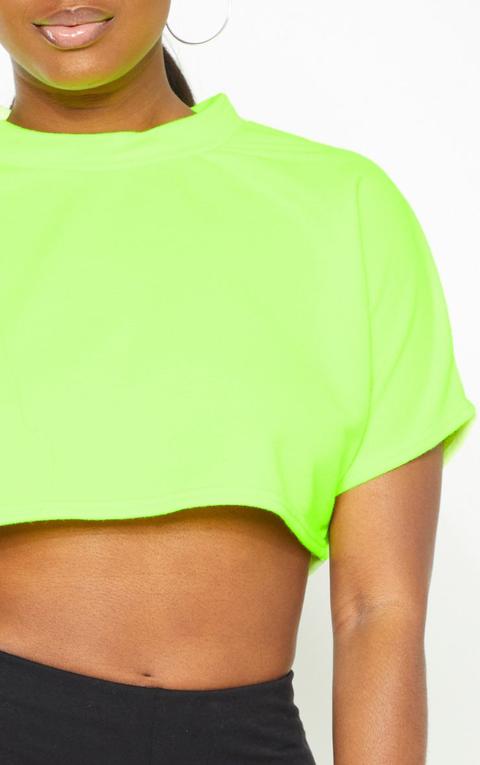 neon extreme crop top