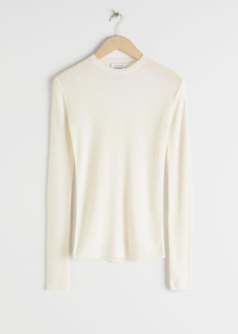 Linen Silk Blend Sweater