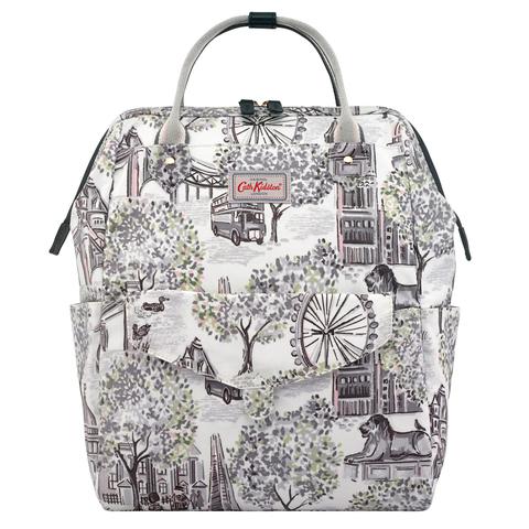 London Toile Frame Backpack