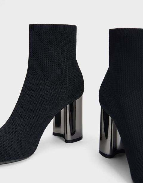 bottines chaussettes talons