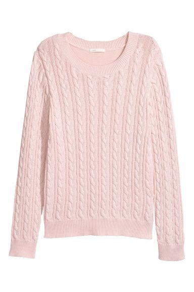 Cable-knit Jumper