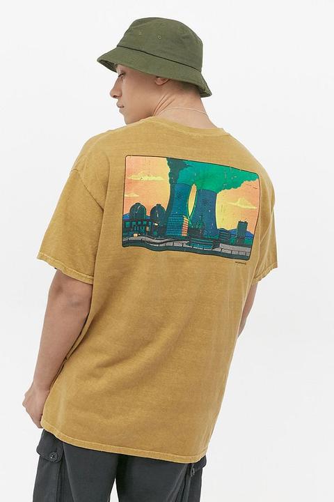 Urban Renewal Inspired By Vintage Mr. Burns T-shirt - Yellow S At Urban Outfitters