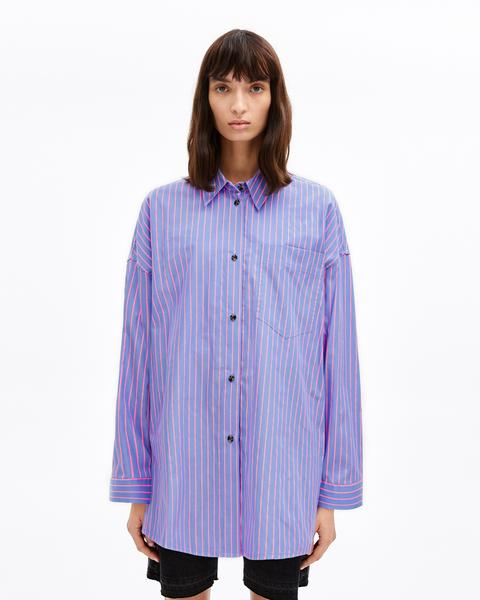 Camisa Rayas Azul