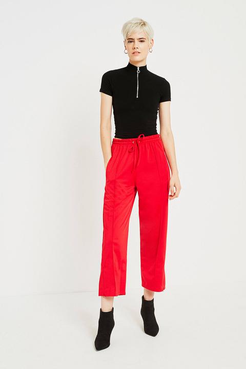 Bdg Red Track Culottes - Womens L