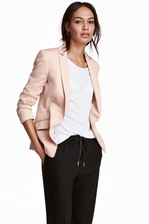 Blazer A Un Bottone In Jersey