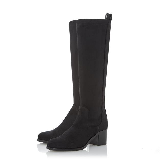 dune leather knee high boots