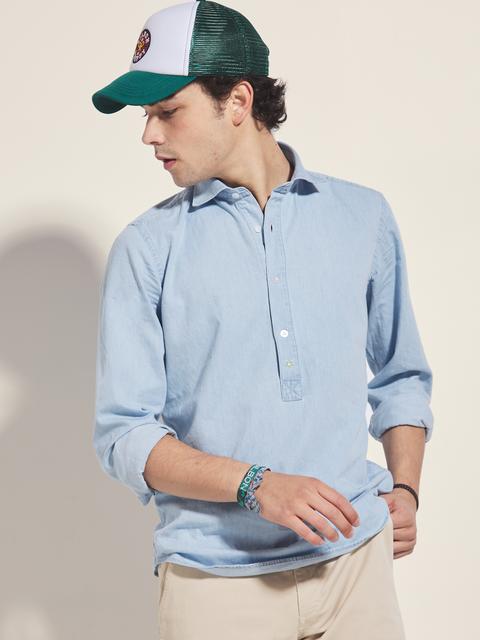 Polera Silbon Clasica Denim from Silbon on 21 Buttons