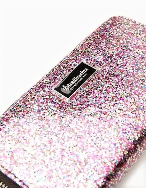 Monedero Glitter Y Placa