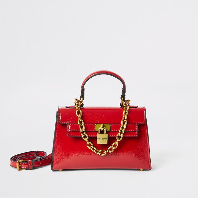 Red bag river island hot sale