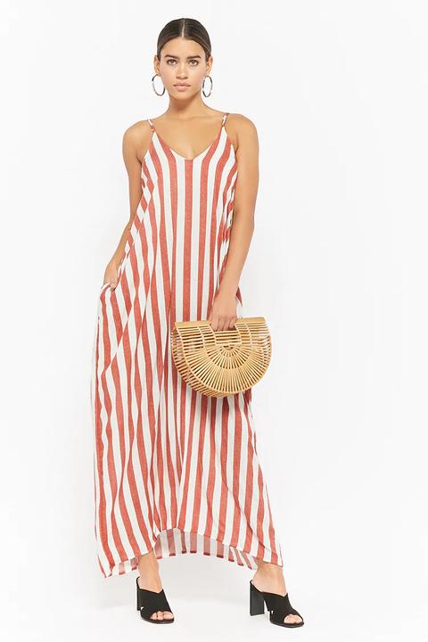 Striped Maxi Cami Dress