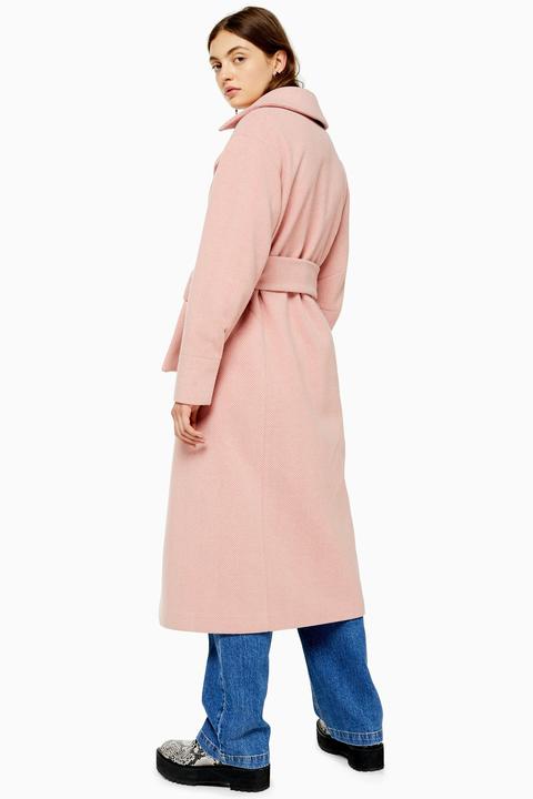 Herringbone coat outlet topshop